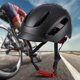 thumbnail image 1 of Bicicleta Casco de con luz trasera Ciclismo Casco de seguridad Resistencia al impacto (gris oscuro), 1 of 7