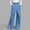 *Light Blue, variant on ClodeEU Women's High Waisted Wide Leg Jeans with Pockets ,Casual Loose Fit Denim Pants Black,Women's Plus L