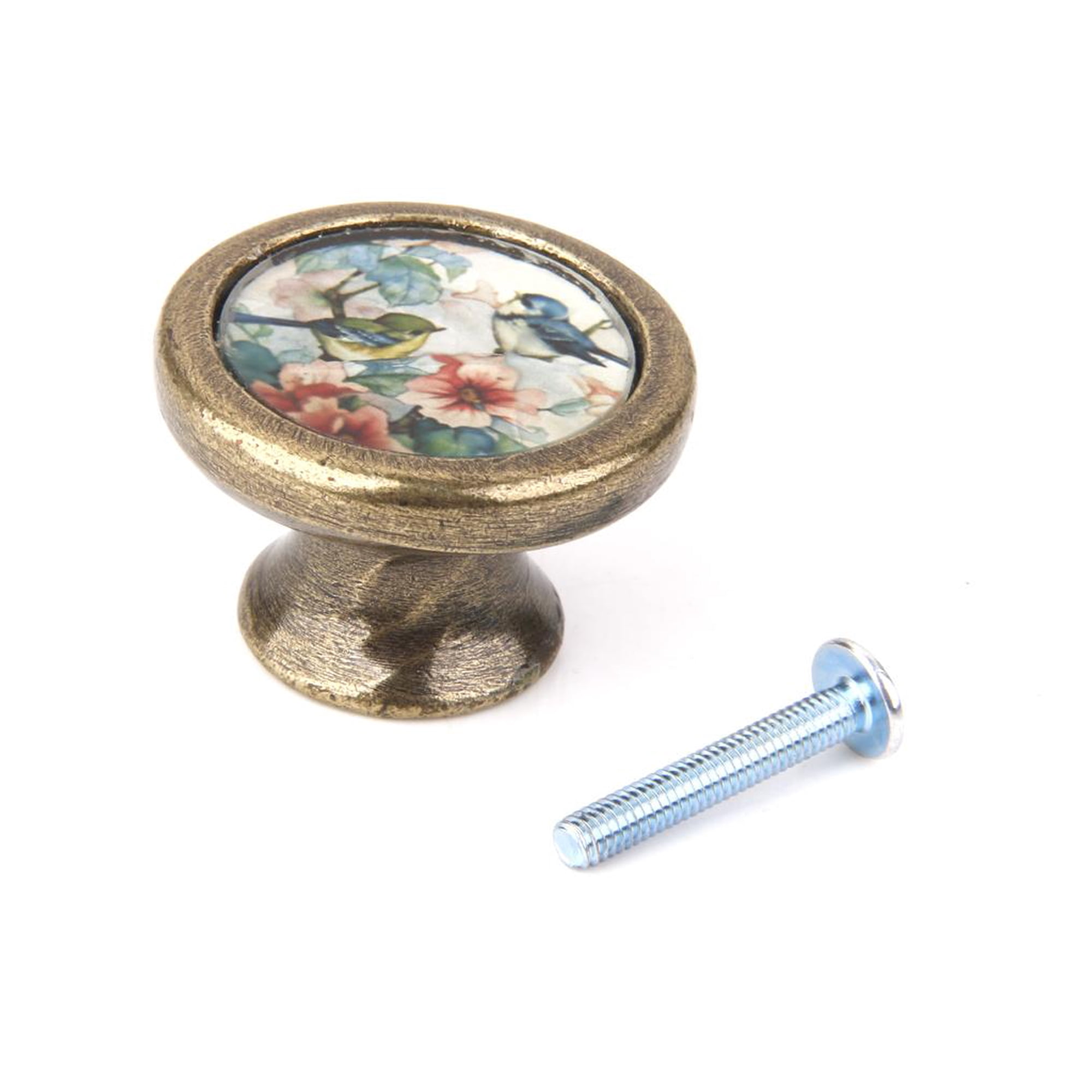 Lot De 4 Boutons De Meubles Ronds En Laiton - Pour Cuisine, Chambre à