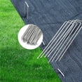 thumbnail image 3 of 50 Pack Hot-dip Galvanized Landscape Staples Plant Cover Gauge Tent Stakes Garden Stakes Landscaping Fabric Yard Stakes for Decoration Weed Barrier Fabric, 3 of 5