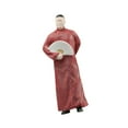 thumbnail image 3 of Figura de actor chino Crosstalk a escala 1:64, pequeña estatua, regalo de cumpleaños, minifigura pintada a mano para decoración de casa de muñecas. Abanico de apertura, 3 of 8