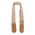 thumbnail image 2 of Sangle de Ukulélé Ajustable avec Embouts en Cuir PU pour Guitare à 4 Cordes Crème, 2 of 7