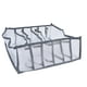thumbnail image 4 of Divisor de cajón plegable, organizador de ropa interior, contenedor de sujetadores de malla plegable, cajas de almacenamiento de armario de primera línea, 4 of 12