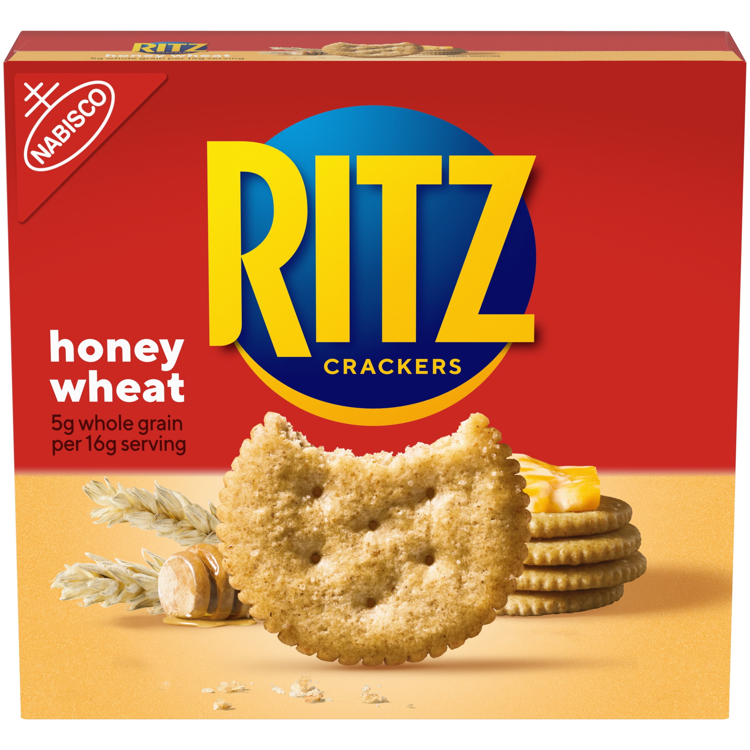 RITZ Honey Wheat Crackers, 13.7 oz