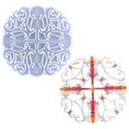 thumbnail image 1 of Snowflake Pendant Resin MoldsChristmas Keychain Silicone Mold for Home Decor, 1 of 5