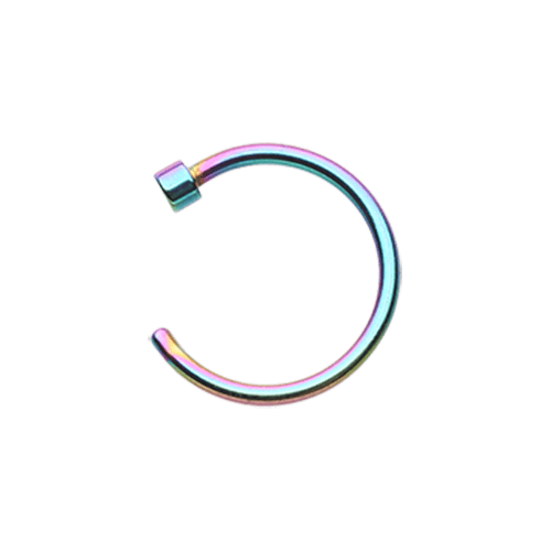 Colorline Basic Steel Nose Hook Disk End Hoop Ring