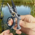 thumbnail image 4 of Mini Fly Fishing Pliers with Retractable Lanyard and Tungsten Carbide Cutter Durable Aluminum Alloy Body for Saltwater Angling Gear, 4 of 6