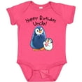 thumbnail image 3 of Inktastic Happy Birthday, Uncle Cute Penguins Boys or Girls Baby Bodysuit, 3 of 5