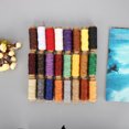 thumbnail image 3 of Practical 24 Colors Portable Waxed Thread, Waxed Cord, For Hand-stitched Leather Leather Crafts, 3 of 8