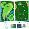 thumbnail image 1 of Alfombrilla de golf TOTOSIN de doble cara, 6 x 5 pies, con accesorios, 1 of 6