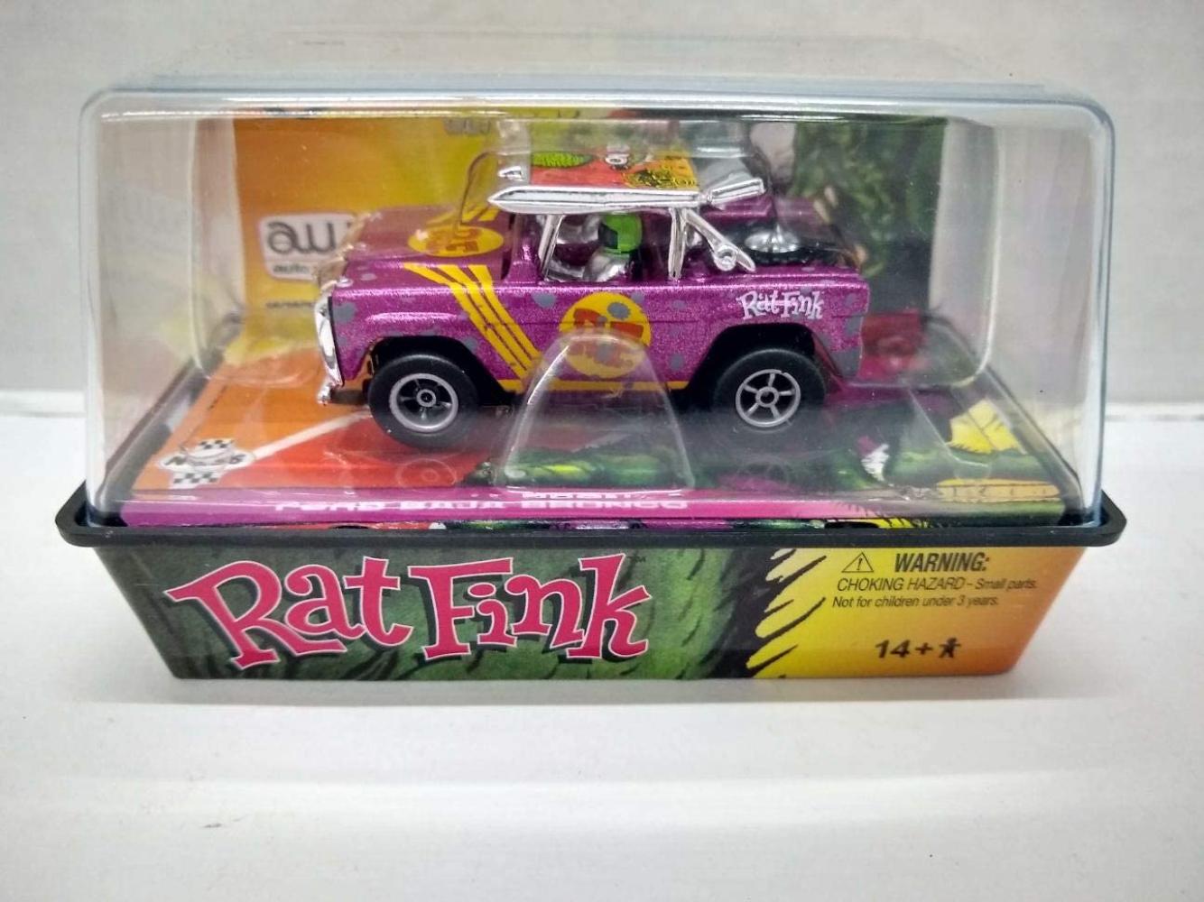 Auto World SC249 Rat Fink Baja Bronco (Purple) HO Scale Electric Slot Car,  HO Scale Electric Slot Car By Brand Auto World - Walmart.com