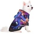 thumbnail image 2 of Balery Colorful Frog Among Flowers Sudadera con Capucha para Perros Pequeños – Ropa para Mascotas, Disfraz para Perros y Gatos, Ideal para Fiestas y Cosplay-Medium, 2 of 7