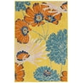 thumbnail image 3 of Nourison Allur Modern Floral Yellow Multicolor 2' x 3' Area Rug, (2' x 3'), 3 of 8