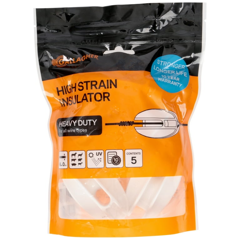 Gallagher Heavy Duty High Strain Insulator White