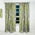 thumbnail image 2 of Designart 'Palm Tropical Leaves I' Mid-Century Modern Curtain Panel, 2 of 5