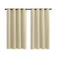 thumbnail image 1 of 2Pcs/Set Patio Draping Curtains Waterproof Blackout Fade Slip Blocking For Outdoor Porch Beach Garden, 52*84inch, 1 of 10
