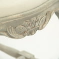 thumbnail image 2 of Zentique LI-S9-22-21-C 20.5 x 41.5 x 20 in. Kate Chair, Distressed Grey Blue & Off-White Linen, 2 of 4