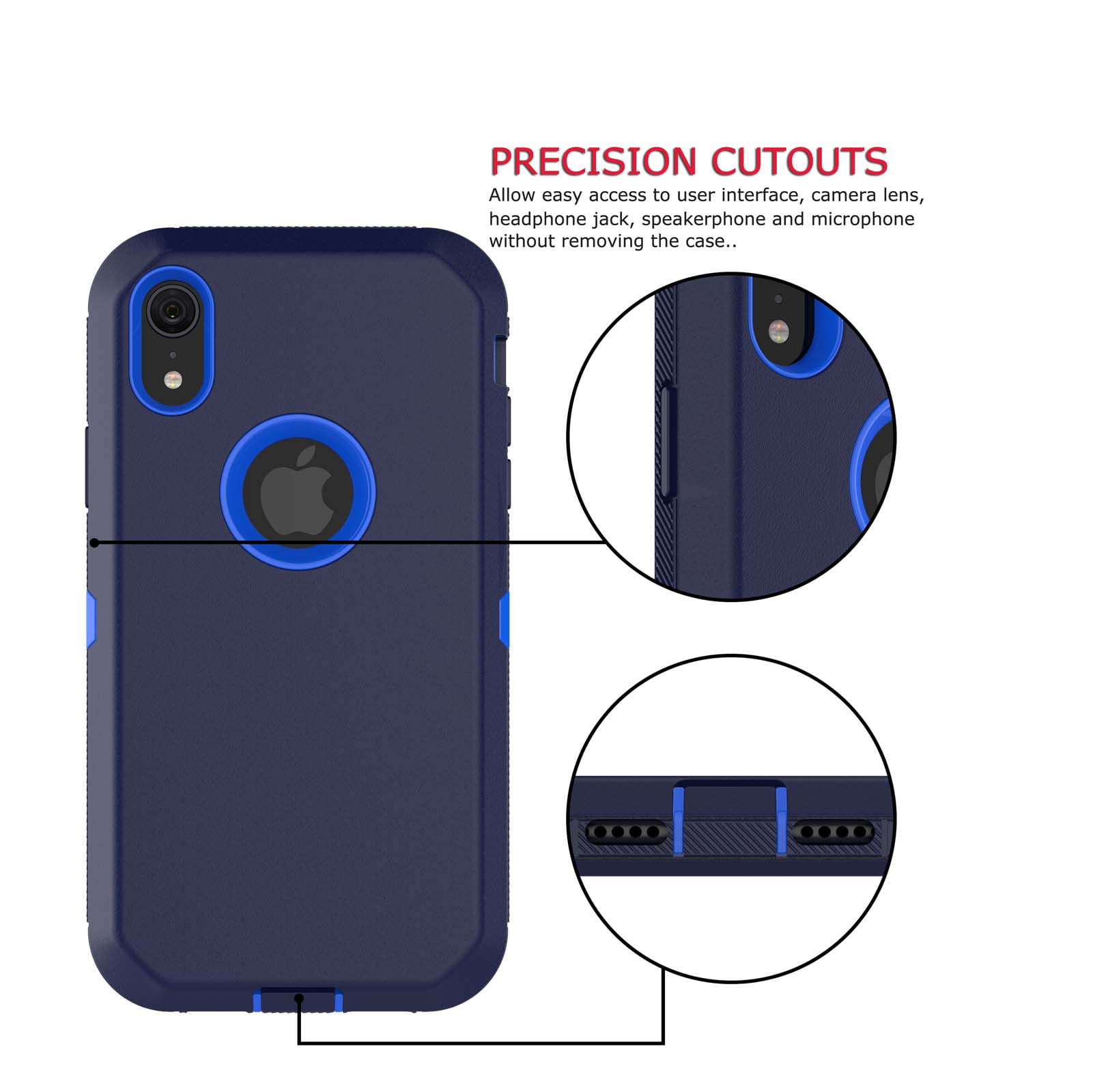 iPhone 11 Cases, Sturdy Phone Case for Apple iPhone 11 6.1, Tekcoo  Full-Body Shockproof Protection Heavy Duty Armor Hard Plastic & Shock  Absorption Rubber Rugged Bumper 3-in-1 Case Cover 