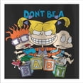 thumbnail image 3 of Playera Nickelodeon Talla EG Manga Corta Estampada Rugrats Don't Be a Baby Crop Top Negro, 3 of 4