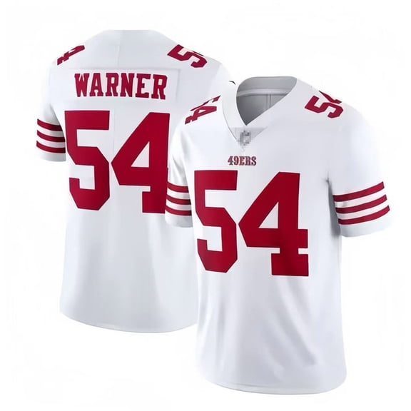 Men's Replica Classic Jersey Warner 54 shirt Sports Game Tee White-S