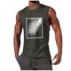 thumbnail image 1 of Hombres Moda Casual Impresión Suéter Cuello Redondo Deportes Tanque sin Mangas para el Uso Diario Al Aire Libre, 1 of 5