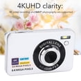 thumbnail image 5 of M Buder 2.8in 4K 64MP HD Digital Camera 20X Zoom Autofocus Portable Vlogging Camera for Girls Boys Teenagers Silver - 4.3 inches / 11 cm, 5 of 9