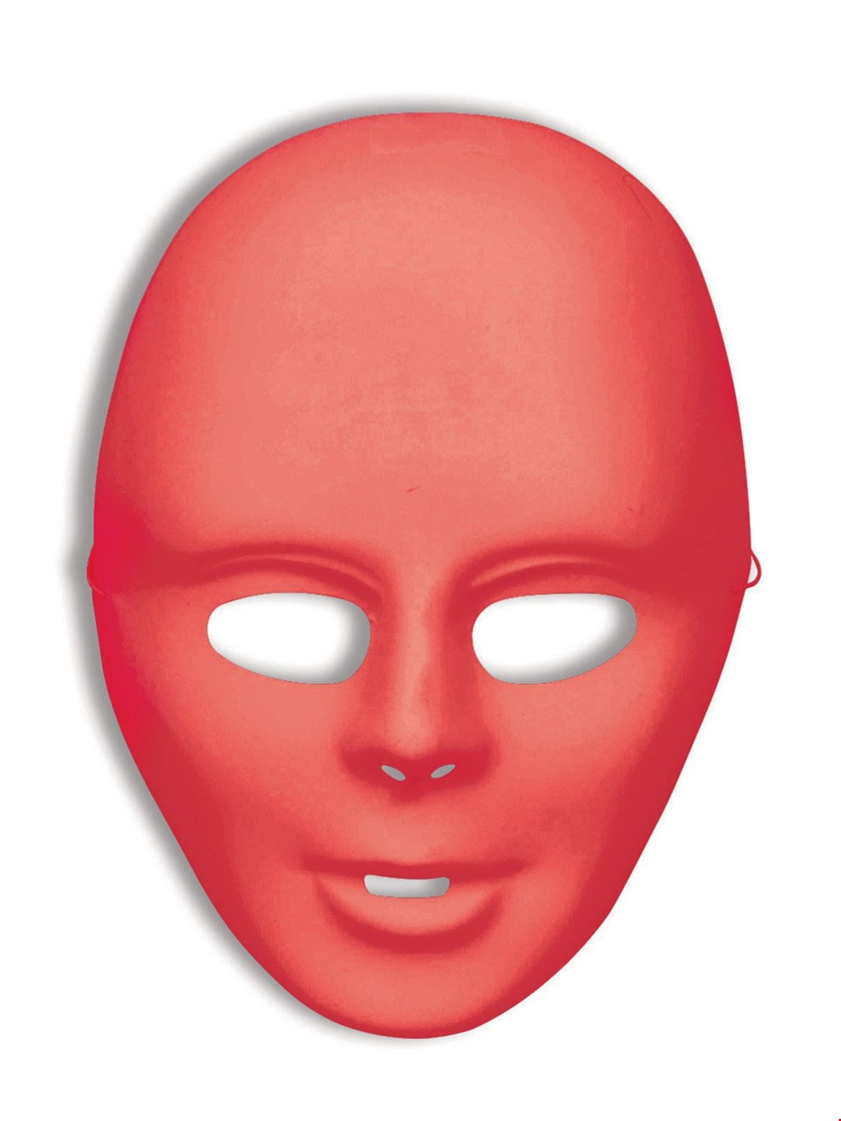 Red Full Face Mask Halloween Costume Accessory