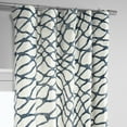 thumbnail image 4 of Ellis Blue Printed Cotton Twill Curtain (1 Panel), Ellis Blue, 50W X 84L, 4 of 10