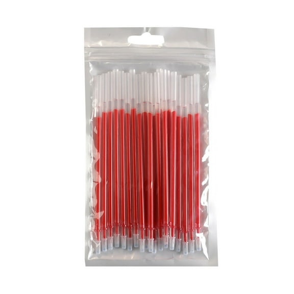 20 Pieces Ballpoint Pen Refills Replacement Ballpoint Pen Refills Ink Pen Refills Black for Journal Writing, Office Supplies, 13 cm in Length,3 Colors,10ml(RedL)