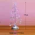 thumbnail image 3 of FLhrweasw Lámparas Navidad Cristal en Espiral Hadas Noche LED (Silver S), 3 of 8