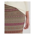 thumbnail image 3 of LAUREN RALPH LAUREN Womens Brown Knee Length Wear To Work Pencil Skirt XL, 3 of 4
