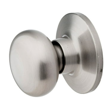 Master Lock  BCO05  Single Dummy  Biscuit  Knobset  ;Satin Nickel