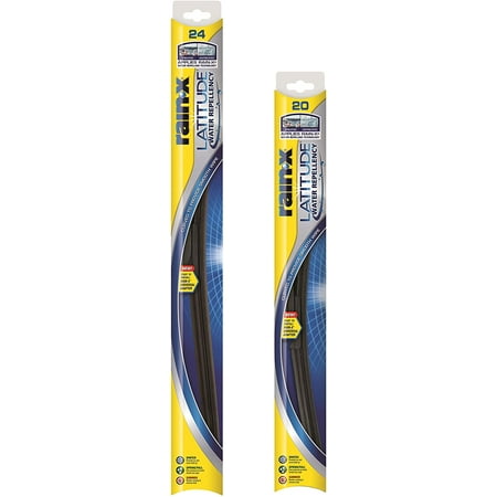 Rain-X 810162 Latitude Water Repellency Wiper Blade  (24   20 ) Combo Pack