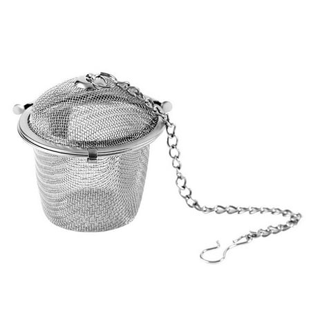 

1Pc 11cm Stainless Steel Tea Ball Filter Decocting Medicine Filter Spice Ball Infuser