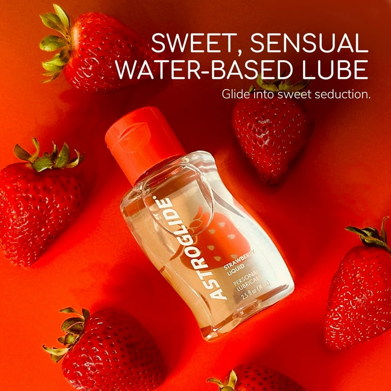 Astroglide Personal Lubricant With Sensual Strawberry, 2.5 oz - Walmart.com