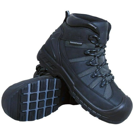 

S Fellas by Genuine Grip Mens Trekker Comp Toe Puncture Resistant Work Boot Black - Size 14