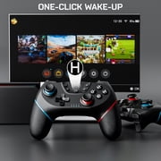 Fousixdi Wireless Controller for Switch 2/Switch/Lite/OLED, 2 pack, Turbo/Ergonomic (Black&Black)