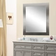 thumbnail image 4 of brandtworks modern wall mirror, 22" x 32", silver, 4 of 9