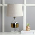 thumbnail image 5 of JONATHAN Y Stevens 25.5" Glass LED Table Lamp, Clear/Brass, JYL4001A, 5 of 7