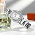 thumbnail image 3 of SKMEI Women's Watch, Quartz Analog Dress Watch with Slim Stainless Steel Band Watch for Ladies, 3 of 4