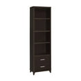 thumbnail image 4 of Maklaine Contemporary 4-piece Wood Entertainment Center in Cappuccino, 4 of 6