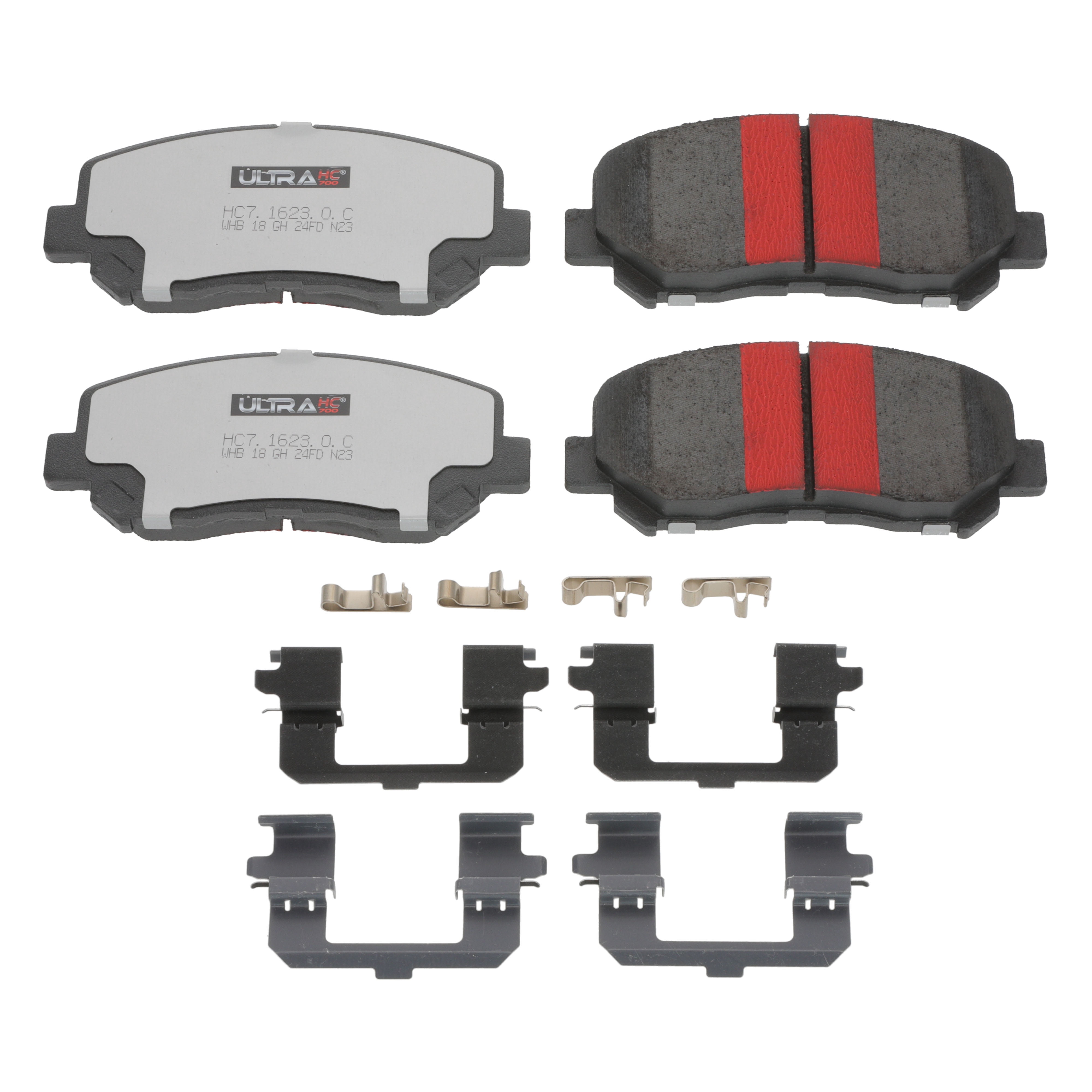 UltraHC 700 Brake Pad Set, Front HC7.1623.0.C, Mazda CX-5 2023-2013