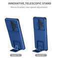 thumbnail image 2 of Decase for Samsung Galaxy S25 Ultra Case with Slide Cover, Silicone TPU Bumper Tough PC Cover with Kickstand, Military Shockproof Protective Phone Case for Samsung S25 Ultra,Blue, 2 of 10