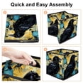 thumbnail image 4 of Crow Storage Containers Foldable Basket with Handle, 10.8"x10.5"x10.6", Large Capacity - Storage Bins, Toy Storage, 4 of 6