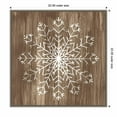 thumbnail image 3 of Amanti Art Barnwood Wonderland III Snowflake Framed Canvas Wall Art Print, 3 of 7