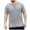 Light Gray, variant on Krdevn Men's Summer Large Size V Neck Cotton Top T Shirt,XXL