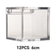 thumbnail image 4 of Billuyoard Caja de almacenamiento transparente de 12 piezas Cajas de regalo para fiestas de bodas Organizador de dulces Estuche organizador a Almacenamiento y organización del hogar 6cm, 4 of 6