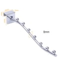 thumbnail image 3 of HEANUJJ 2Ud Gancho De Pared En Metal Plata Con 7 Bolas Para Colgar Prendas Variadas, 3 of 6