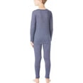 thumbnail image 2 of 32 Degrees Heat Boys Long Sleeve Crew Neck and Legging Set Heather Navy Medium, 2 of 3