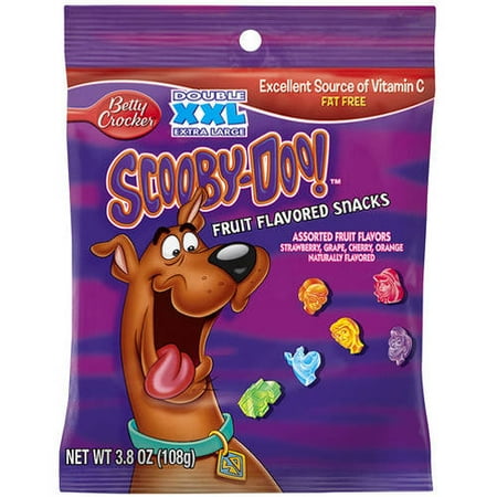 Betty Crocker Scooby Doo Fruit Snacks, 3.8 oz